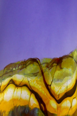 Amethyst Translucent Strata color detail